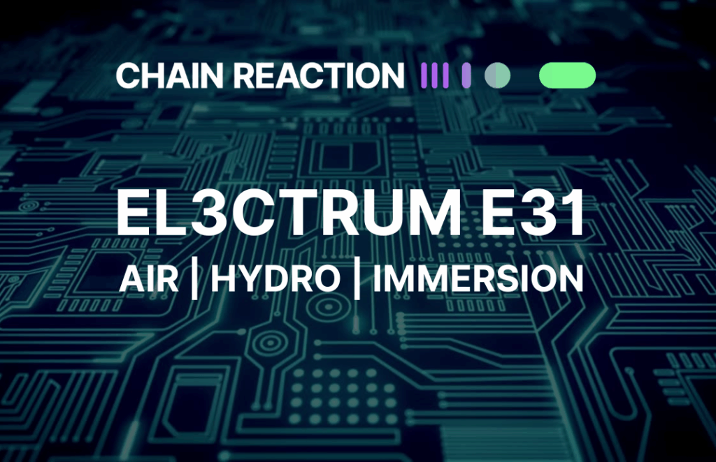 EL3CTRUM E31 - Bitcoin Mining Platform